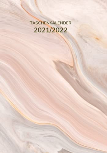Taschenkalender 2021 2022: A6 Deutsch Taschenkalender | 1 Woche auf 2 Seiten | Kalenderbuch Planer Organizer , Sep 2021 bis Aug 2022