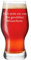 Leonardo Bierglas 0,5 L mit Gravur für Männer - Motiv Wunschtext - Pilstulpe personalisiert - robust und widerstandsfähig - Pils, Weizen, Craft-Beer - Made in Germany - Geburtstagsgeschenk