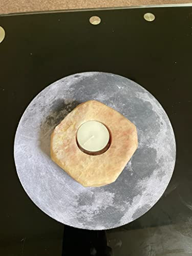 ShifaCrystal's rose quartz candle holder