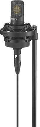 Sony Media C-80 Unidirectional Studio Condenser Microphone with Advanced Capsule Technology, Dual Diaphragm Configuration, and Acoustic Shifting Circuit