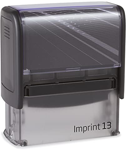 Stempel Firmenstempel Adresstempel Trodat Imprint 13 SCHWARZ mit Ihrem Wunschtext selbst gestalten 5 Zeilen Abdruckgröße: 58 x 22 mm