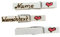 3 Glubbal (Glupperl) Herz - mit Text (individuell)
