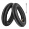 Yungeln 2 Stück 10 Zoll Doppelte Stärke Schlauch 10x3 Schlauch mit Winkelventil 45°inkl. Montagehebeln kompatibel für KUGOO M4 Pro Electric Scooter