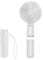 Jsdoin Hand Held Fan, Portable Handheld Fan with 3 Speeds, USB Rechargeable Foldable Travel Fan with Power Bank Desktop Fans with Lanyard for Home Travel Office Outdoor(White)