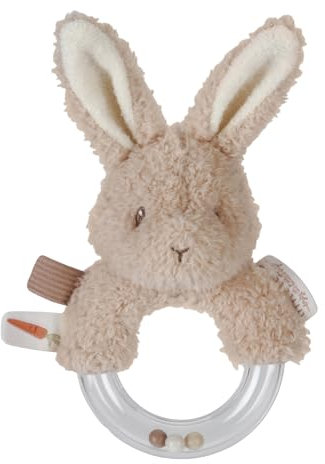 Little Dutch 8852 Ringrassel Hase - Baby Bunny - Newborn Naturals
