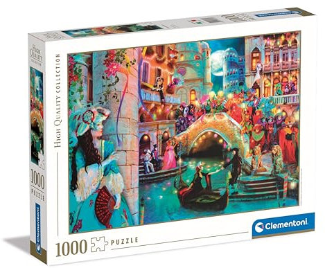 Clementoni Carnival Moon Puzzle 1000 Teile Erwachsene - Karneval Puzzle Erwachsene in 70 x 50 cm - Puzzle Erwachsene anspruchsvoll von Clementoni 39827