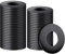 BOUMVID Rondelle Piatte M12 x 24 mm, 20 Pezzi Rondelle O Ring Nero, Rondella di Rotonda Distanziatore, Acciaio al Carbonio Rondella Metallo Distanziali per Riparazioni a Casa Viti Filettate