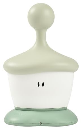 BÉABA, Veilleuse Enfant Pixie Stick 2 en 1, Transportable, Détecteur de Pleurs, LED, Rechargeable, Lumière Chaude, 2 Intensités Lumineuses, Arrêt Automatique, Minuteur, Grande Autonomie, Vert Sauge