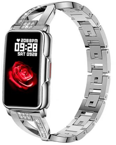 Smartwatch Damen Android iOS mit Benachrichtigung Golden Fitnessuhr Damen Fitness Tracker mit Schlafmonitor Aktivitätstracker Schrittzähler