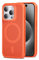 Dqtaoply for iPhone 15 Pro Max Case, Slim Shockproof Protection with Magnetic case Breathable Heat dissipation Phone Cover for iPhone 15 Pro Max - Orange