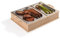 INEXTERIOR BBQ-Boards - Fleischwarmhalter fürs Grillen - Grillgut Stövchen mit BBQ-Design – Speisenwärmer – Warmhaltebehälter mit Kerzen - Warmhaltebox Grillparty (Natur, L)
