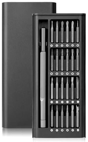 Set di riparazione per telefono e PC, 25 in 1, magnetico, manuale, professionale, multifunzione, strumenti fatti a mano, set di precisione manuale, kit di riparazione per orologi, piccolo 1 gadget per