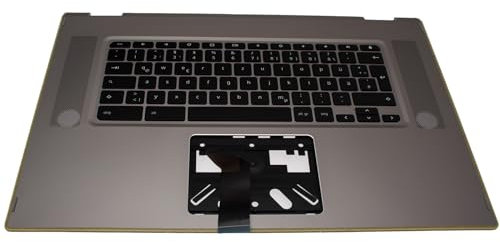Acer Tastiera retroilluminata tedesca (DE) + bauletto argento Chromebook Spin 15 CP315-1H (originale)