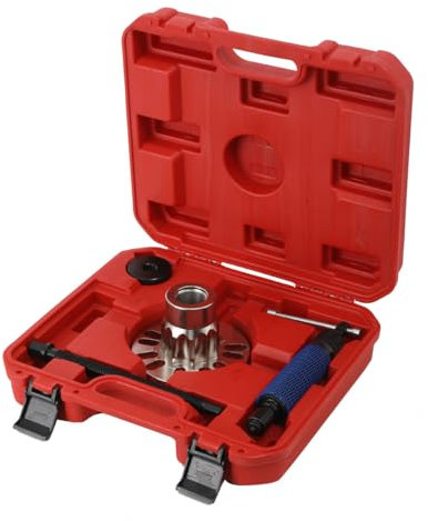 NICCOO 10T Hydraulischer Radlager Abzieher Werkzeug Satz, Ausdrücker Satz für Antriebswellen KFZ Radnaben abziehen für 4-Loch/5-Loch-Radnaben mit einem Lochkreis von 96-125mm