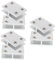 HOMSFOU 6 Piezas Abrazaderas de Cristal, Abrazadera Ajustable de Aluminio y Cristal, soporte de abrazadera de clip de vidrio, barandilla Soporte para piscina soportes de estantes
