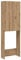vidaXL Waschmaschinenschrank Artisan-Eiche 64x25,5x190 cm, Waschmaschinenregal, Badezimmerregal, Waschraumschrank, Badezimmerschrank, Badezimmermöbel