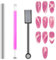 COMNICO 3PCS Nail Magnet Set Cat Eye Gel Nail Polish Magnets Wand Double-Head Magic Magnet Stick Strong Suction Board Nails Design Tool for Salon DIY Home Studio