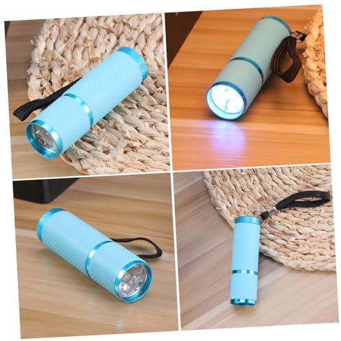 CRILSTYLEO 9 Taschenlampen Im Skid-design Mini-größe Für Gelderkennung Camping Jagd