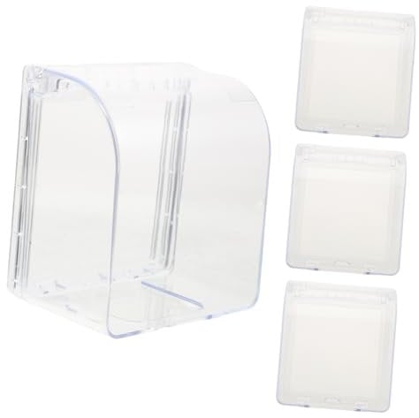 jojofuny Steckdosenschutz 4er-pack Abdeckungen Ideal für Badezimmer und Pools
