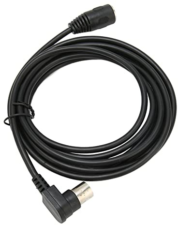 Xiuganpo Câble D'extension MIDI à 90 Degrés, Adaptateur DIN Mâle à Femelle à 5 Broches pour Clavier de Piano électrique, Câble Plug and Play pour Moniteurs de Studio