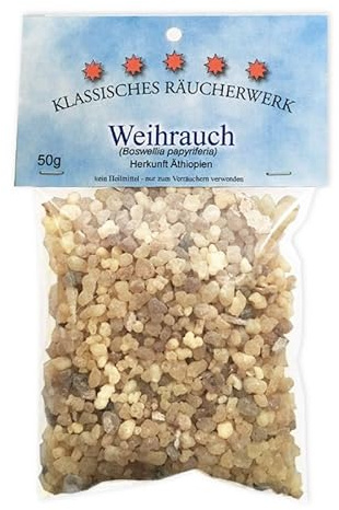 50g Äthiopischer Weihrauch im wiederverschliessbaren Aromapack – Boswellia papyrifera – Sanftes Granulat mit großer Wirkung