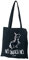 Einhorn-Baumwoll-Tasche Nö. einfach Nö. I dv_238 I 38 x 42 cm groß I Jute-Beutel Shopper in schwarz zum Umhängen für Mädchen Kinder Teenager niedlich