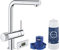 GROHE Blue Pure Minta - Wassersysteme (L-Auslauf, Einlochmontage, herausziehbarer Mousseur, Schwenkbarer Rohrauslauf), chrom, 30382000