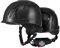 PRO FIT Arbeitsschutzhelm D!-Rock Schwarz - Belüfteter Bauhelm mit Drehrad - 53-56 cm Kopfband - 30 mm Stecktaschenhalterung - Für die Baustelle
