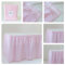 ORKIDEA Gonna da tavolo con tulle - Made in Italy - Dimensioni: 74 x 420 cm (rosa)