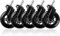 Paracon | Rubber Casters | Gaming Stuhl Bürostuhl Rollen 5er Set 11x 22mm | Ersatzrollen für Teppich- und Parkettböden, Strapazierfähige Bürostuhlrollen Ersetzen Bodenschutzmatten | Schwarz