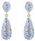 BiBeary Anhänger Ohrringe Damen Pave Kristall Mode Tropfen Abschlussball Party Marquise Cluster Shamballa Inspired