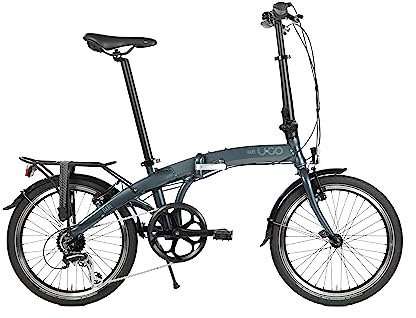 U.GO Unisex-Adult Dare U•GO D7 Folding Bike 20 Klappräder, Grey, Uni