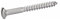 ACTON Vis à bois tête fraisée bombée fendue - Inox A4 3x12 mm - Boîte de 200 - Vis, pointes, boulons