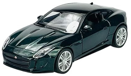 Welly Jaguar F-Type Coupe Grün Ab 2013 ca 1/34-1/39 Die Cast Neu Modell Auto