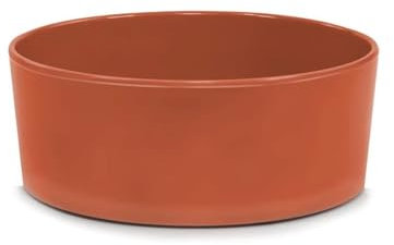 Record - Gamelle pour Chien et Chat Simply Mine - en mélamine - antidérapante - Dimensions : Ø 21 cm - Capacité : 2,1 l - Solid Colour : Orange