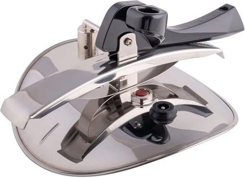 Coperchio in acciaio Inox per pentola a pressione, ø 220 mm compatibile con Lagostina LS-090002000107