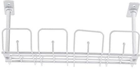 Housoutil Untertisch-drahtschale Schließfach-organizer-regal Schreibtisch-kabel-organizer Schließfach Regal Kabelorganisator Unter Dem Schreibtisch Kabelmanagement Schrankorganisator Pp Grey