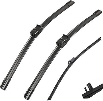 HOCAH Scheibenwischer Kompatibel für VW Golf Plus 5M1 2005-2008, Wischblatt Satz Front Und Heck Wischerblätter Ersatz Wischerarm Auto Zubehör