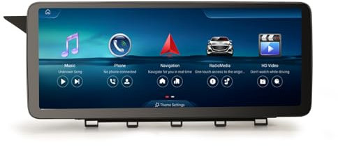 12,3 Zoll Qualcomm 8-Kern 8GB+128GB Android 14 Autoradio GPS Navi für Mercedes-Benz GLK-Klasse X204 2013-2015 NTG 4.5 System IPS Bluetooth 5.1 DAB+ Kabellos CarPlay Android Auto Canbus DSP WiFi 4G 2K