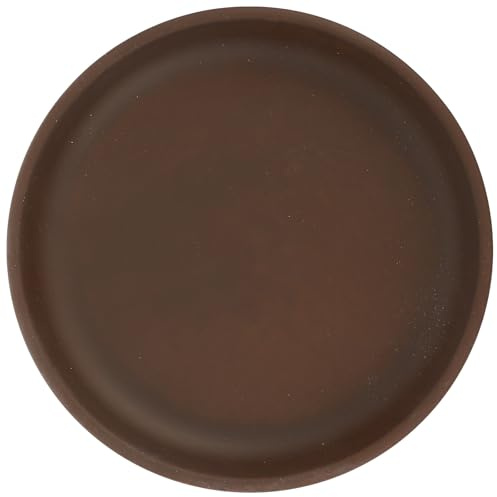 Veemoon Soucoupe Ronde en Céramique 12,5 Cm pour Pots de Fleurs, Plateau de Récupération D’Eau pour Intérieur et Extérieur, Accessoire pour Pot de Plantes, Palette pour Bonsaï, Coupelle