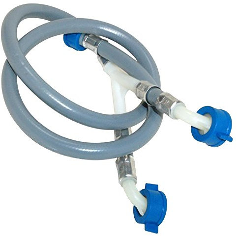 Spares2go Y Fill Twin Inlet Hose for Hotpoint Washing Machines (1.2 Metre)