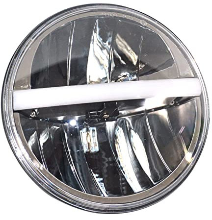 SXMA 2pcs 7 Runde LED Scheinwerfer E-MARK genehmigt LED mit DRL Blinker 6000K Hallo/Lo Strahl Scheinwerfer leuchtet für Wrangler JK 97-17 HL226