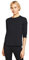 Beyond Yoga Damen Cozy Fleece Sedona Wide Hem Pullover Langärmelig, schwarz, X-Small