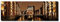 PICSonPAPER Leinwandbild Panorama Hamburg Speicherstadt, je 90 cm x 30 cm, Dekoration, Kunstdruck, Wandbild, Geschenk, Leinwand Hamburg (Hamburg)