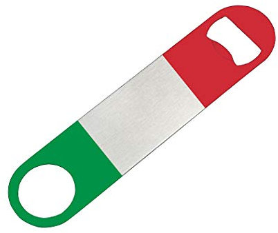 Flaschenöffner mit italienischer Flagge