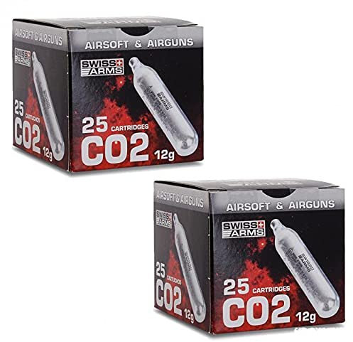 Swiss Arms Sparclettes de gaz Co2 Airsoft par 50