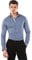 Vincenzo Boretti Herren Hemd Body-fit (besonders Slim-fit tailliert) kariert bügelleicht dunkelblau 39-40