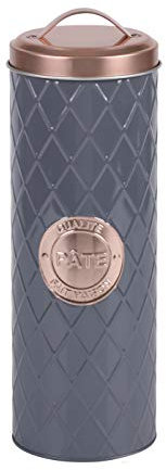 Urban Living Delicious Collection Dough Box with Metal Handle Copper Effect 11 x 33 cm