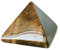 Mina Heal Pyramide de Cristal de Pierre de guérison Naturelle du Chakra de l'œil de Tigre, 3,8 cm