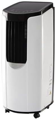 Iris Ohyama Woozoo, Tragbare 3-in-1 Klimaanlage, Ventilator & Luftentfeuchter, 16m², 8.870BTU/h, 2,6kW, Fernbedienung, Sleep-Funktion, Mobil - Portable Air Conditioner IHP-0901G-E - Weiß